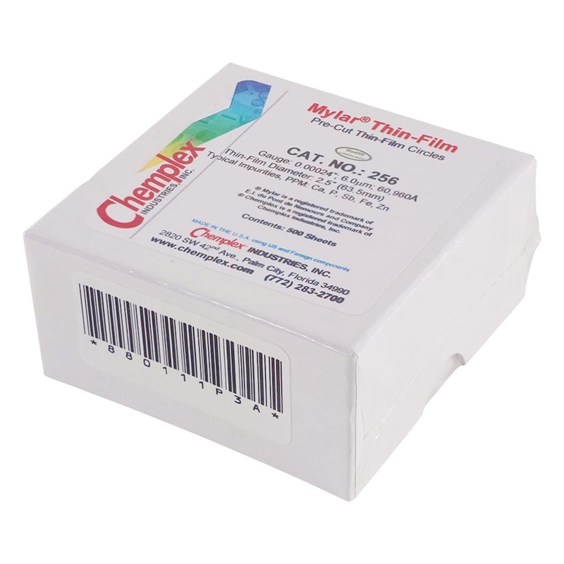 Màng Prolene (cắt tròn, 6μm, 1 hộp (500 tờ)) Chemplex 256
