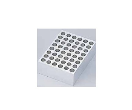 Khối nhôm chịu nhiệt độ cực thấp dùng cho thiết bị vận chuyển mẫu đông lạnh (ống nghiệm nhỏ 1.5mL) Scinics 1-7324-04
