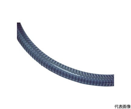 Hakkou Hanbai E-SP-25-50 Spring Hose (Soft vinyl chloride resin, spring (hard steel wire), 25 x 33mm, 50m) for machine tools, molding machines, factory equipment