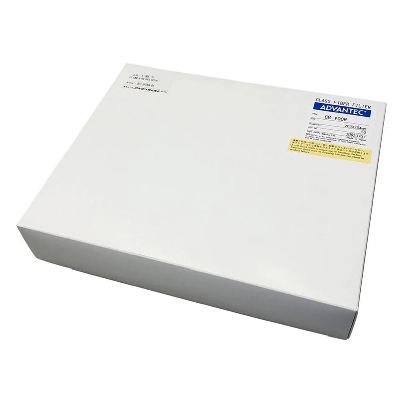 Giấy lọc thủy tinh GB-100R (Φ203 x 254mm, 50 tờ/ hộp) ADVANTEC 36323203