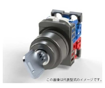 Fuji Electric AR22JR-2A11A Command Switch/ Round Frame Key Type Selector Switch (φ22.3/ φ25.5mm, 1a1b)