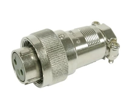 Đầu nối tròn (2 cực, 10A 250V) SANWA DENKI KOGYO SNS-1602-PCF7