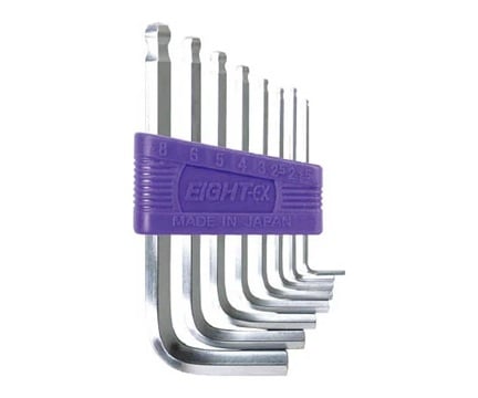 EIGHT TOOL TS8 Hex Spanner Taper Head Standard (Set of 8pcs, 1.5 - 8mm)