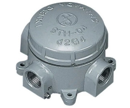 Hộp đấu nối chống cháy nổ bằng hợp kim nhôm đúc (3 chiều, PF1/2) Shimada Electric STH-04T-16