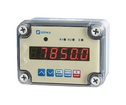 Simex SLIK-N118-1521-1-4-001 Counter LED Panel Mount SLIK-N118 Series (5kHz, 10kHz, 230VAC)