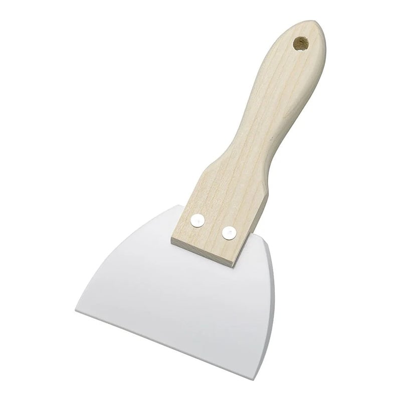 SHIMOTORI 62-6450-56 Silicon Triangle Rubber Spatula Small (95 x 190mm)