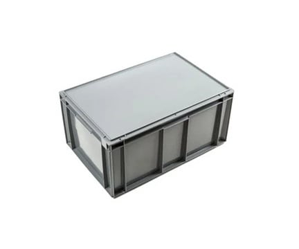Hộp đựng đồ bằng nhựa màu xám (54L, 291mm x 400mm x 600mm) Schoeller Allibert R21C54.50