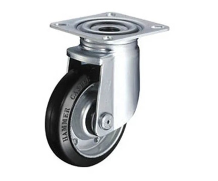 HAMMER CASTER 520MRB125 Universal Rubber Caster (112 x 112mm, 180daN)
