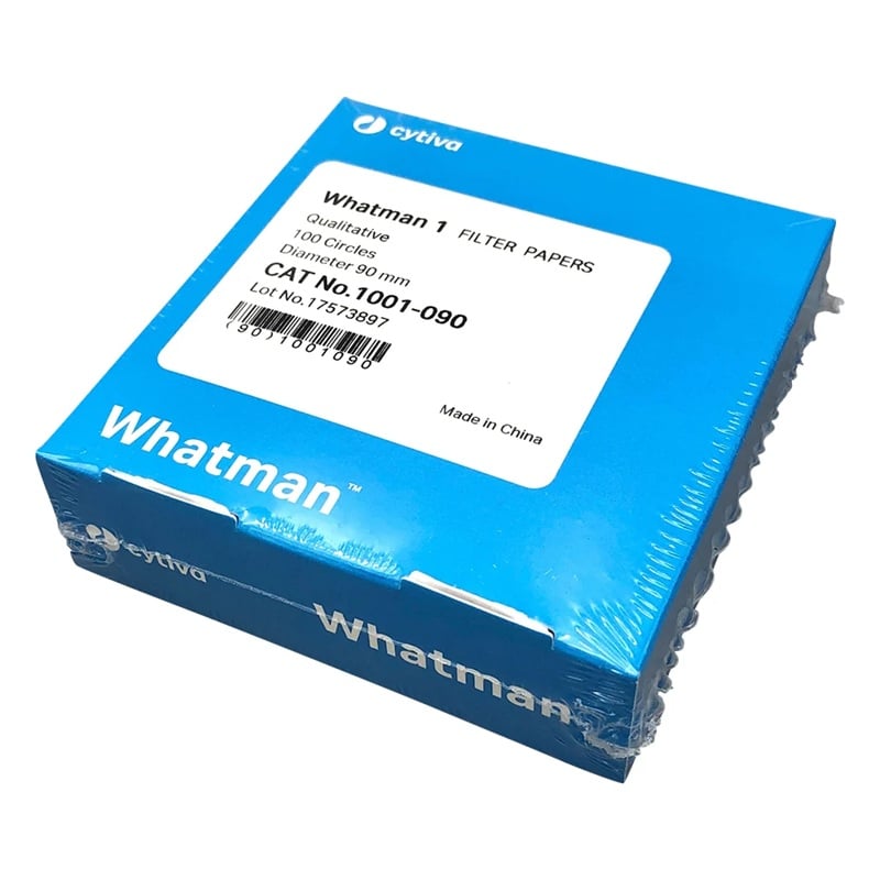 Cytiva (Whatman) 1001-090 Qualitative Circular Filter Paper No.1 (9.0cm, 100pcs/ box)