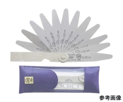 NAGAI GAUGES 75B12 JIS Standard Feeler Gauge (75mm, 12 sheets/ set)