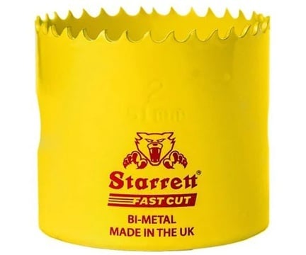Mũi khoan khoét lỗ HSS (lưỡi kép, 59mm x 38mm) Starrett FCH0256