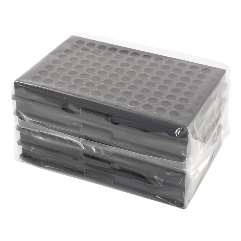 STEM P96FQBN Black Microplate (Flat Bottom, 96-well, Q-type, Non-sterile (without lid), 1 box (5 plates x 10 bags))