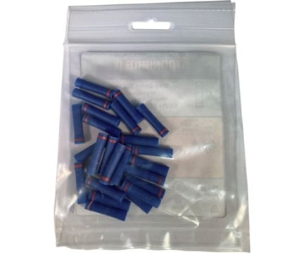 Strong Hold ESV14-ESV18-Q Step Down Vinyl Insulated Crimp Sleeve (for butt joints, AWG16 - 14/AWG22 - 18, 1 bag (25pcs))