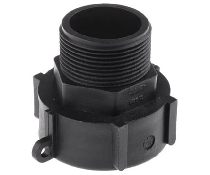 Khớp nối ống thẳng (ren ngoài 1-1/2 inch sang ren ngoài BSP, ren trong 1-1/2 inch BSP, PP) Snaplock IBF/150M-PG