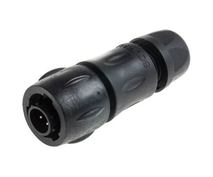 Souriau UTS6JC8E4P UTS Series Cable Mount Connector (4 contacts Socket)
