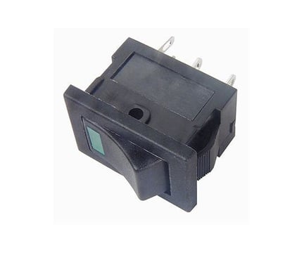 MIYAMA ELECTRIC DS850KSLGK Illuminated wave switch (green, AC125V-5A, AC250V-3A)