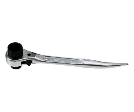 Cờ lê bánh cóc hai đầu (cờ lê đuôi chuột, loại ngắn, 17 x 21mm) SUPER TOOL SRB1721
