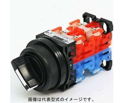 Fuji Electric AR30PR-322B Command Switch (Round Frame Knob Type Selector Switch Black, φ30mm)
