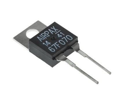 Bộ điều nhiệt gắn trên mạch in (1A, 48Vdc, 120Vac) Sensata / Airpax 67F070