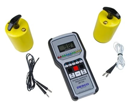 DESCO 19787 Surface Resistance Meter Set (1.0 x 10^3Ω, 1.0 x 10^12Ω)