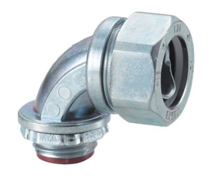 SANKEI MANUFACTURING KM90BG16 Connector (for knockout connection, 90o type, G1/2)