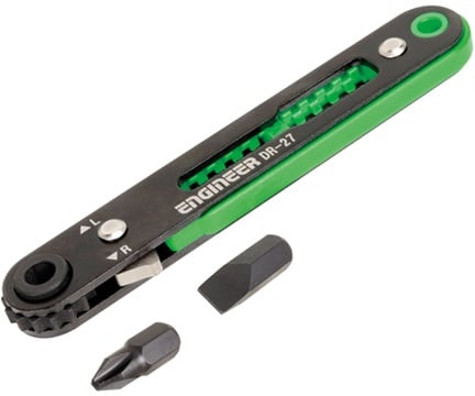 ENGINEER DR-27 Ultra-thin ratchet screwdriver (18mm x 103mm x 19.5mm)