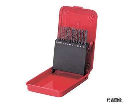 Mitsubishi Materials SET50 Straight Drill Set (50 Pieces, Φ1.0 to 5.9mm, 0.1mm pitch)