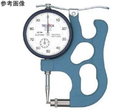 TECLOCK TPM-617 Dial Pipe Gauge (for measuring the wall thickness of pipes, 10mm x 0.01mm)