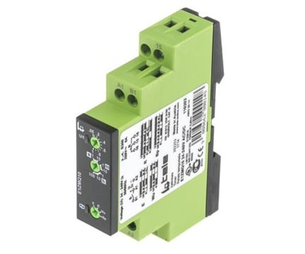 Tele E1ZMQ10 24-240V AC/DC Timer Relay (One-Shot, Multi-Operation)