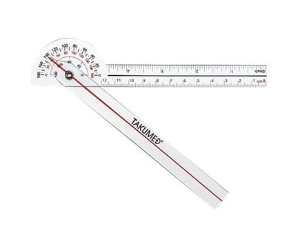 TAKUMED Type C Plastic Angle Gauge 170mm