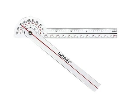 Thước đo góc bằng nhựa 170mm TAKUMED Type C