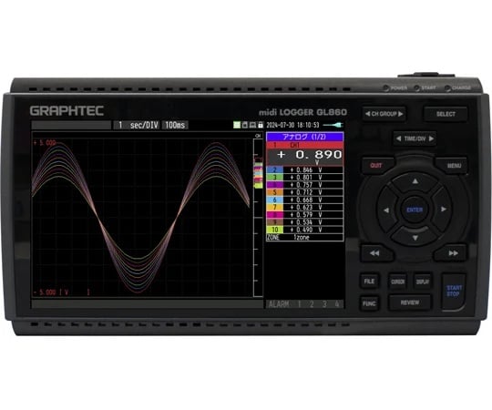 GRAPHTEC GL860 Data Logger (Standalone) 20 channels
