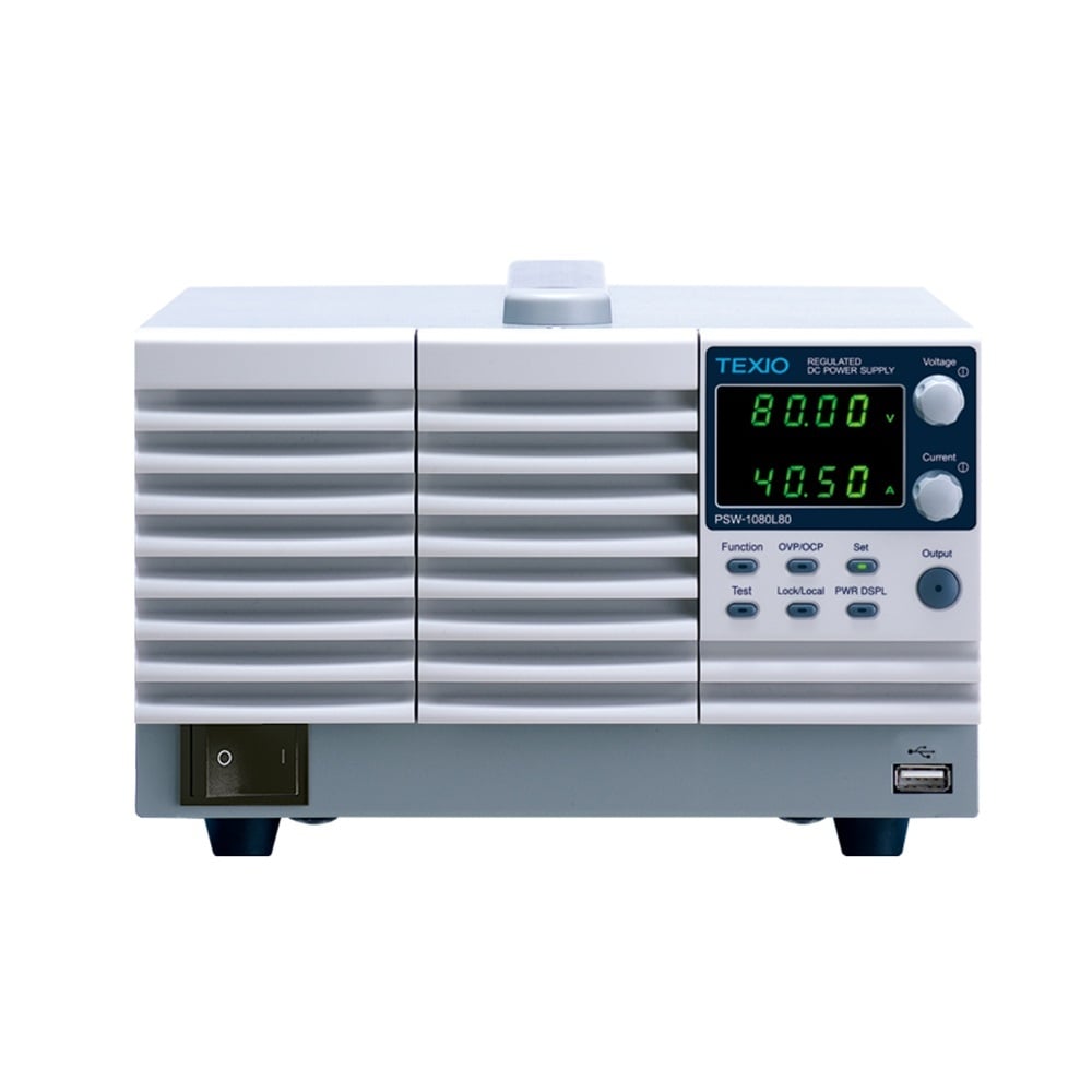 Bộ nguồn DC ổn định (Dải điện rộng, 213 x 354 x 124mm, 1080W) GW INSTEK (TEXIO TECHNOLOGY CORPORATION) PSW-1080L30A
