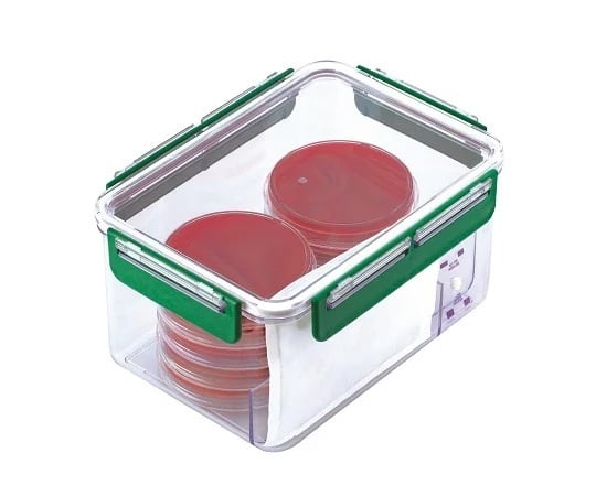 Hộp nhựa hình chữ nhật dùng đựng đĩa petri 2.5L AnaeroPack A-110N