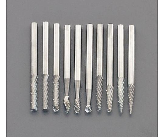 ESCO EA819C-10 Carbide Bur Set (3mm) (10pcs)
