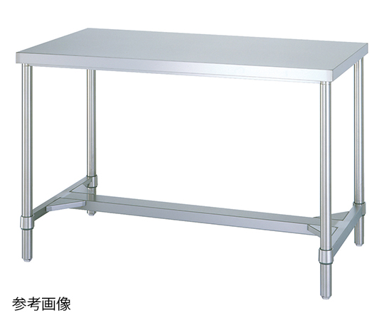 Bàn làm việc bằng thép không gỉ 900 x 900 x 800mm Shinko Co., Ltd WH-9090 (Loại khung H)