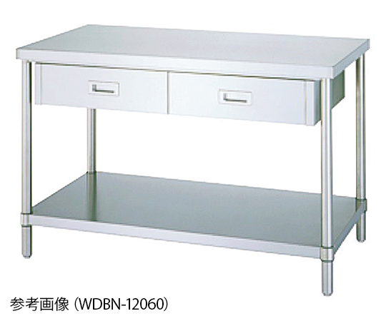 Shinko Co., Ltd WDBN-9075 Workbench With Drawers Plain Board Type 750 x 900 x 800mm