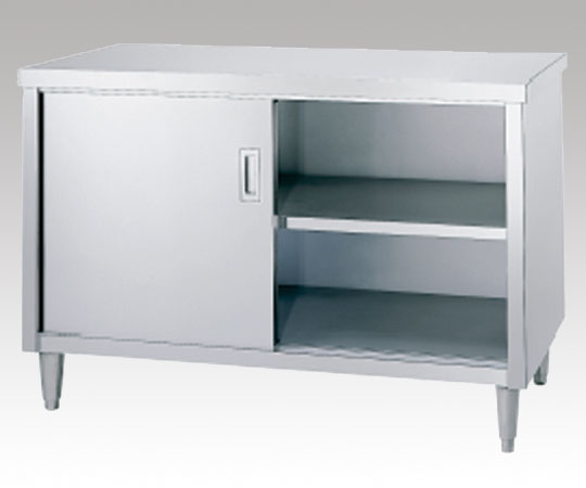 AS ONE 3-4022-02 E-9060 Cabinet Workbench <span>(Stainless Steel (SUS4</span>3<span>0)), Stainless </span>Steel Door Specification) 900 x 600 x 800mm