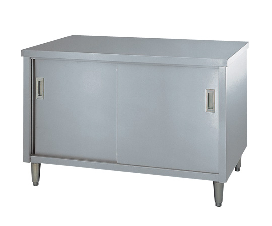 AS ONE 3-4022-03 E-12060 Cabinet Workbench <span>(Stainless Steel (SUS4</span>3<span>0)), Stainless </span>Steel Door Specification) 1200 x 600 x 800mm