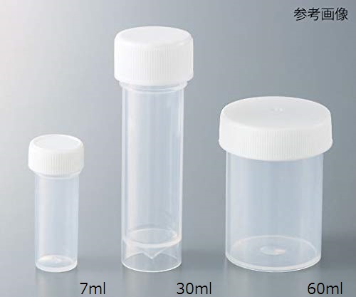 AS ONE 4-543-01 SC7 PP Screw-Top Bottle 7mL 700 Pieces