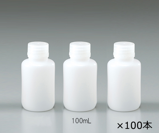 Chai miệng hẹp HDPE 100mL (Bán theo hộp) AS ONE 1-4657-73