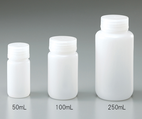 AS ONE 1-4658-73 Wide-Mouth Bottle HDPE 100mL (Box Sale)