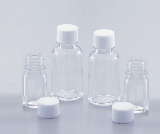 Maruemu Corporation TK-30 Narrow-Mouth Standards Bottle Clear 30mL 100 Pcs