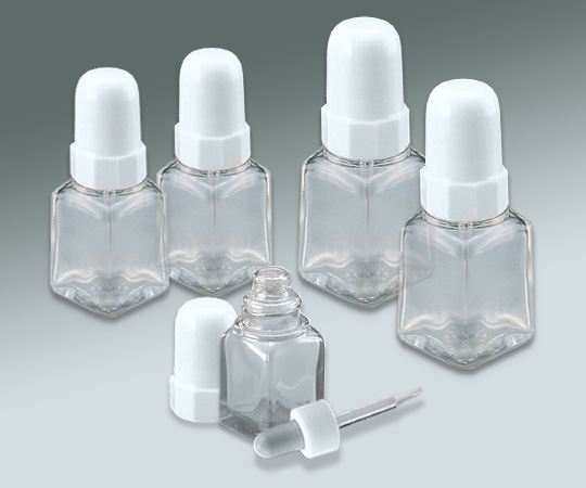 Maruemu Corporation 08<span>1</span>0-0<span>1</span> Pipette Bottle (Square<span> Glass)</span> 10mL White