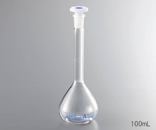 AS ONE 3-6958-04 Volumetric Flask with Resin Plug 50mL