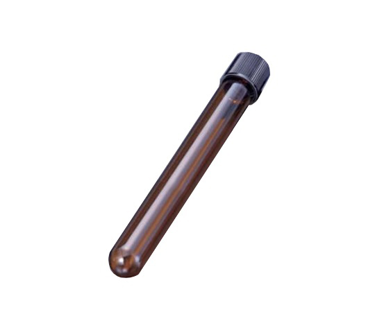 Maruemu Corporation NR-10 Screw-Top Test Tube φ16.5 x 105 x φ10.0mm 12mL (Brown)