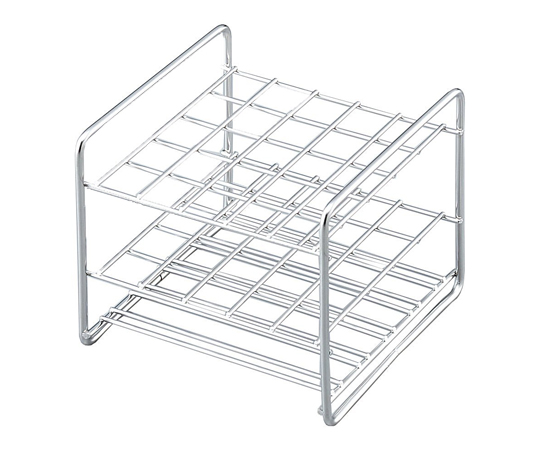 AS ONE 1325L Stainless Steel Test Tube Stand Array: 5 x 5 Size: 15mm 13‐25L