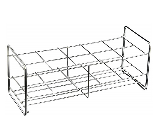 AS ONE 2-9502-63 4010 Stainless Steel Test Tube Stand Array: 2 x 5 Size: 42mm