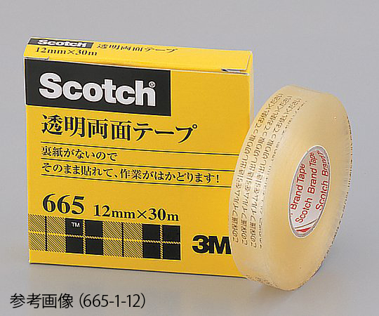 3M 665-1-18 Double-Sided Tape (Without Release Paper) 18mm x 30m