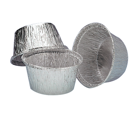 AS ONE 3-8512-01 Aluminum Container (Round Type) φ64 x φ51 x 13mm 100 Pieces